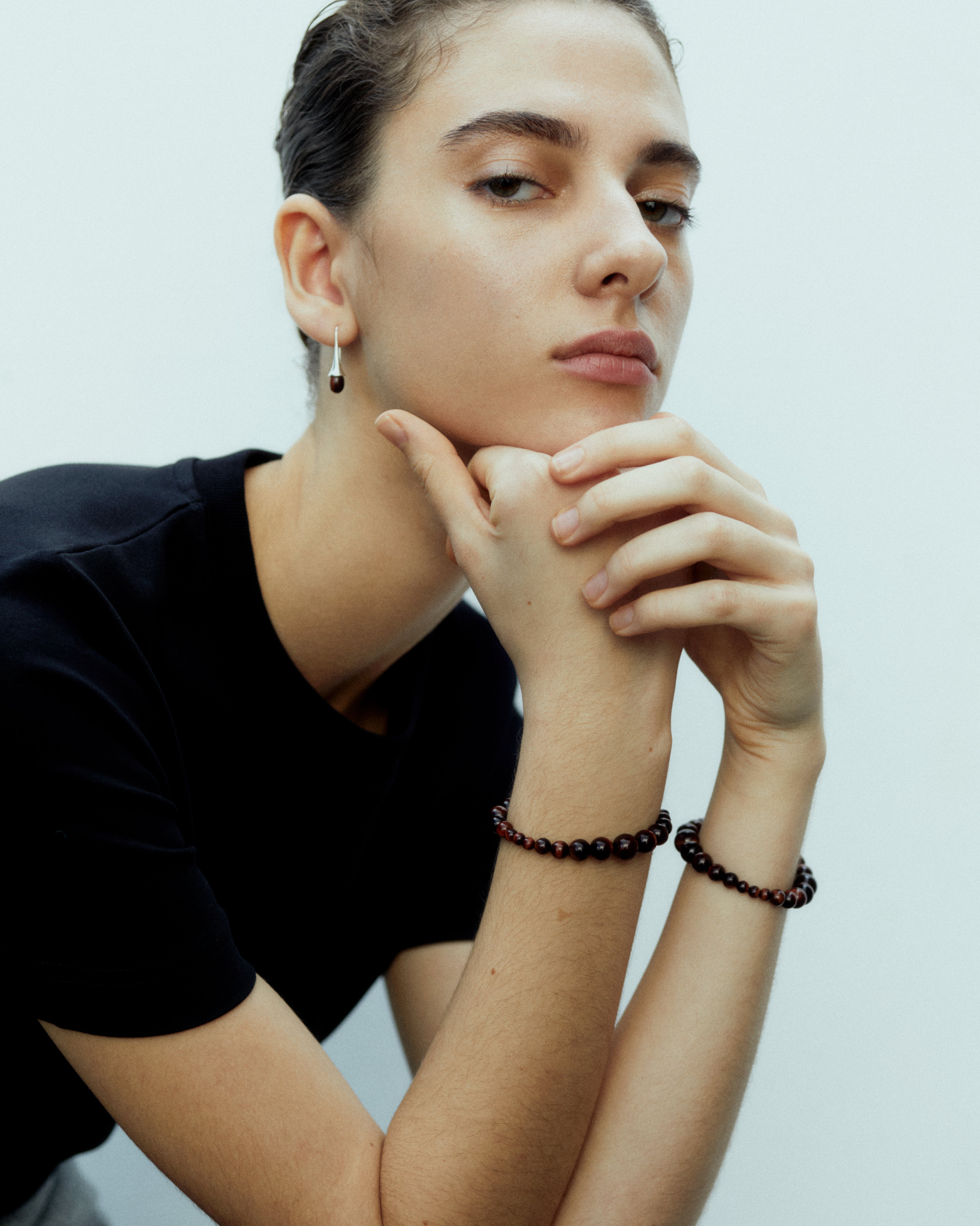 Emberly Stone armbånd - sølv